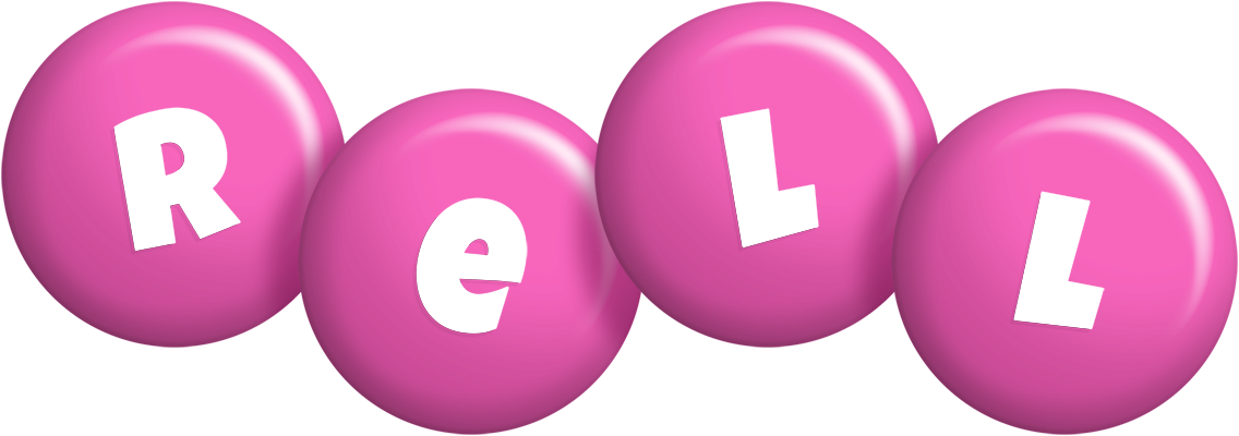 Rell candy-pink logo