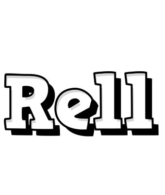 Rell snowing logo