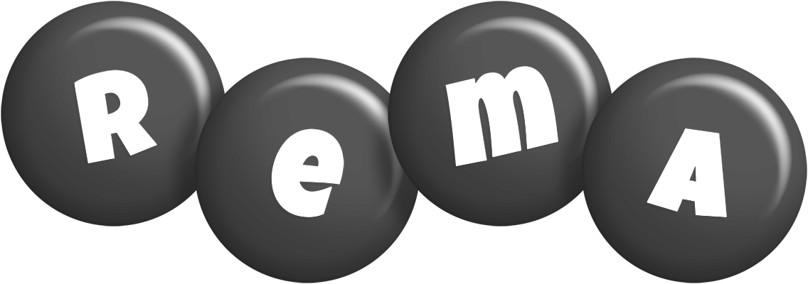 Rema candy-black logo