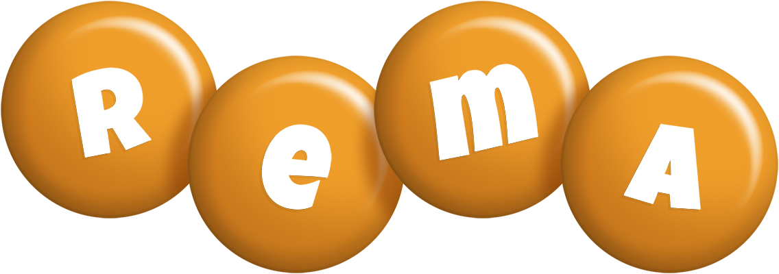 Rema candy-orange logo