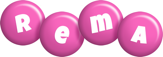 Rema candy-pink logo
