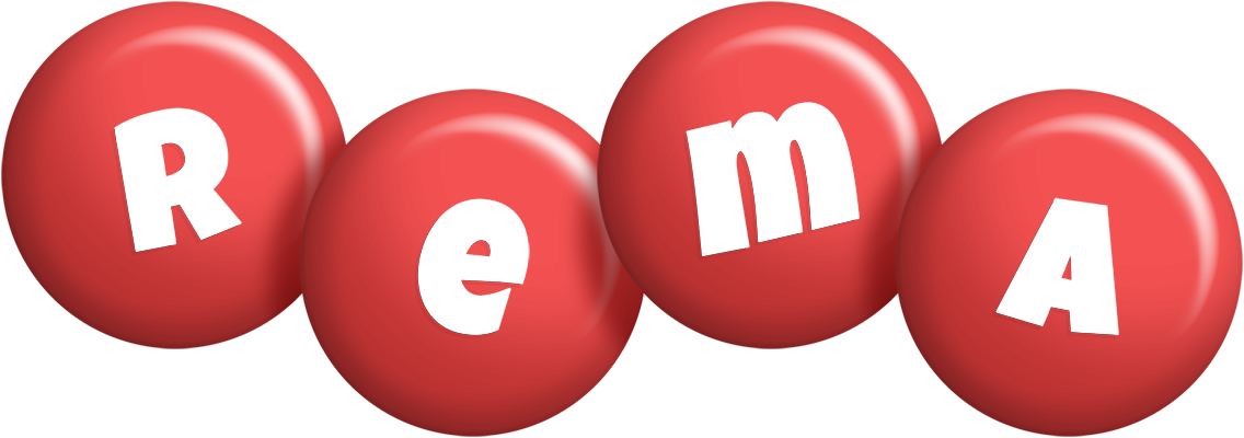 Rema candy-red logo