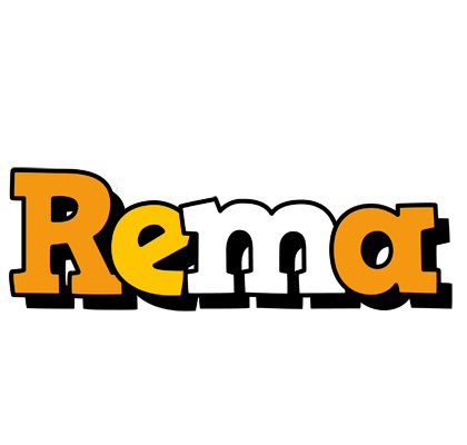Rema cartoon logo