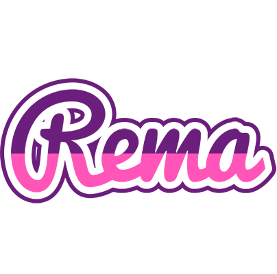 Rema cheerful logo