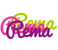 Rema flowers logo