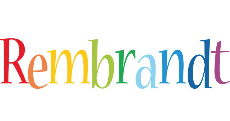 Rembrandt birthday logo