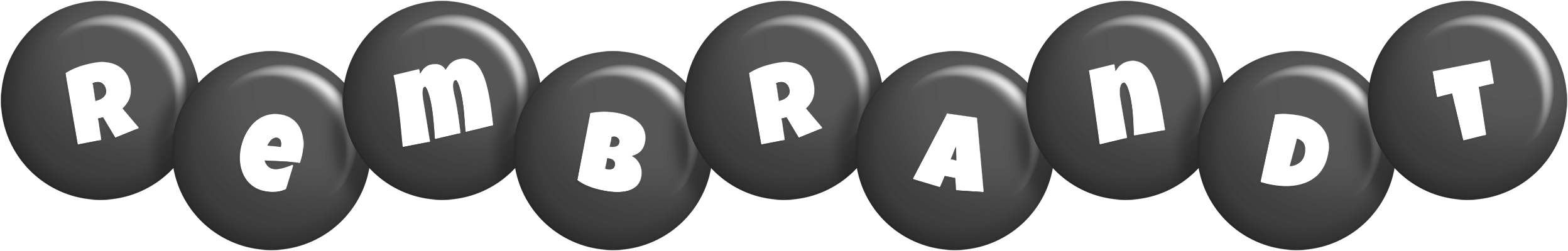 Rembrandt candy-black logo