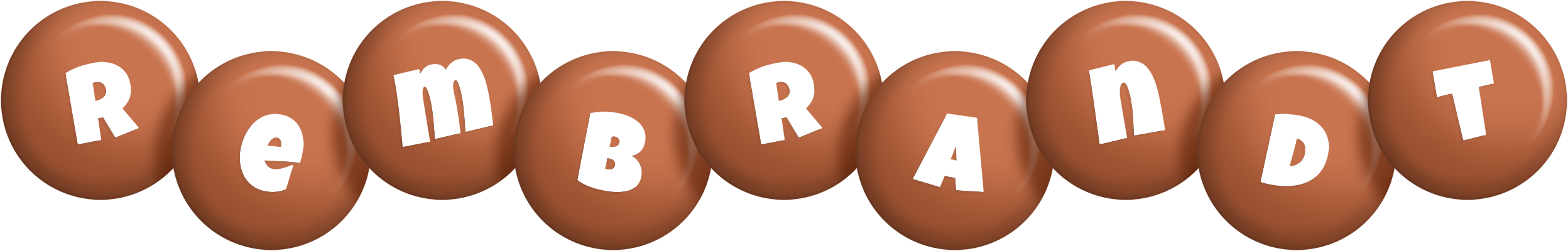 Rembrandt candy-brown logo