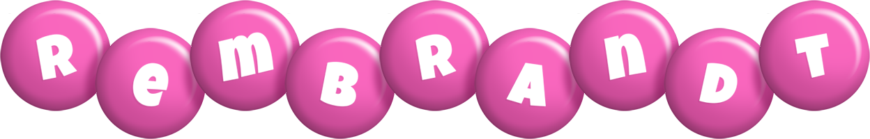 Rembrandt candy-pink logo