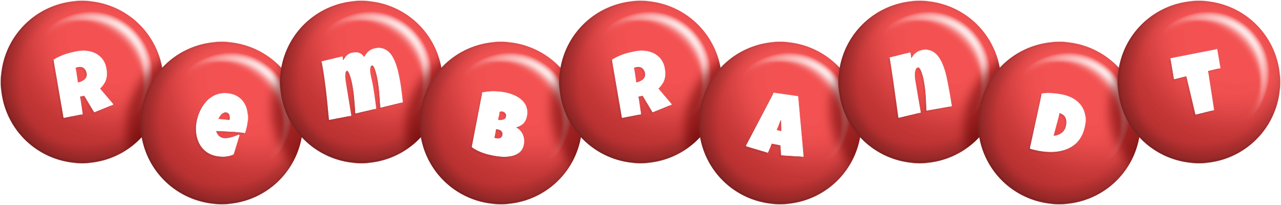 Rembrandt candy-red logo