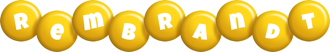 Rembrandt candy-yellow logo