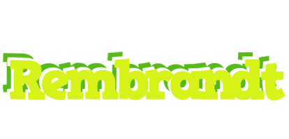 Rembrandt citrus logo