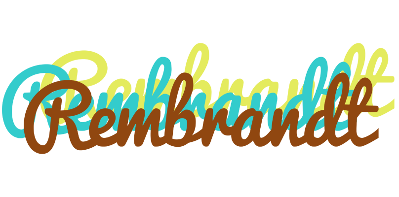 Rembrandt cupcake logo
