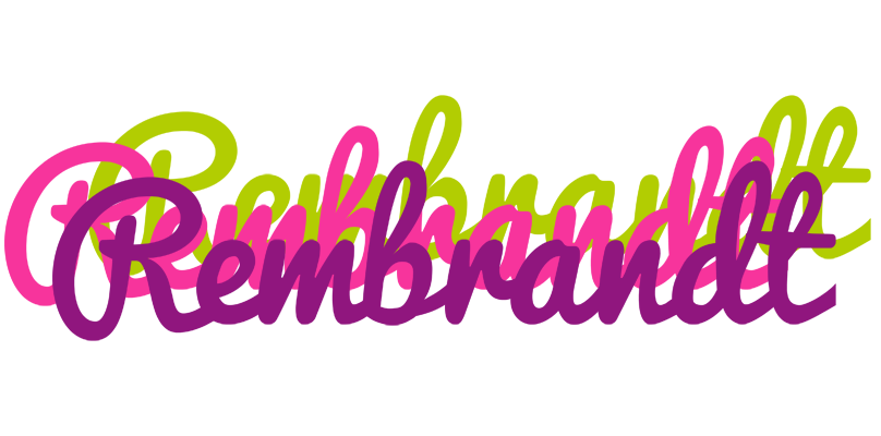Rembrandt flowers logo