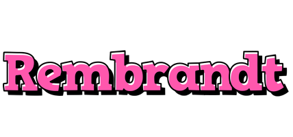 Rembrandt girlish logo