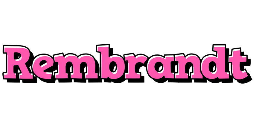 Rembrandt girlish logo