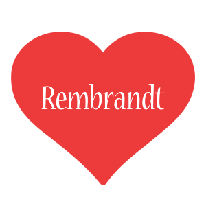 Rembrandt love logo