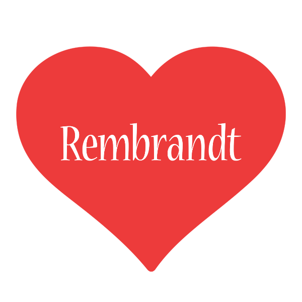 Rembrandt love logo