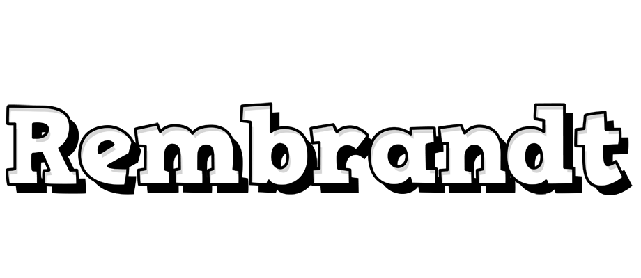 Rembrandt snowing logo