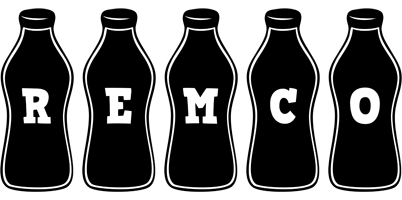 Remco bottle logo