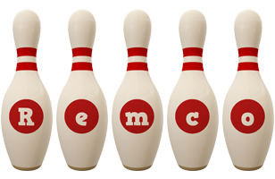 Remco bowling-pin logo