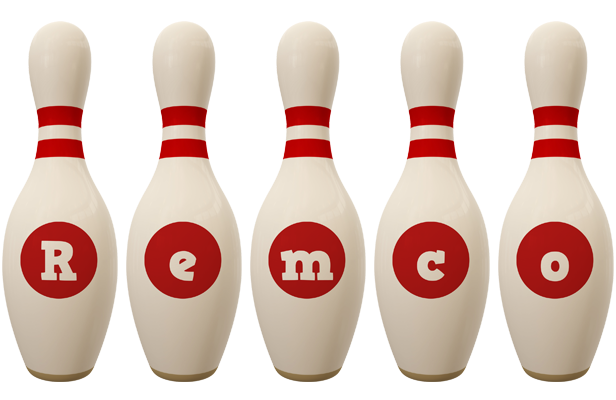 Remco bowling-pin logo