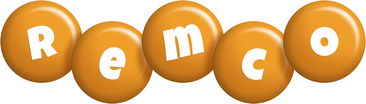 Remco candy-orange logo