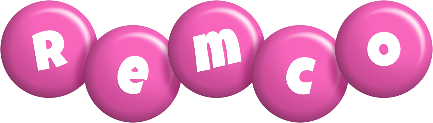 Remco candy-pink logo