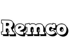 Remco snowing logo