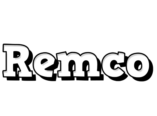 Remco snowing logo