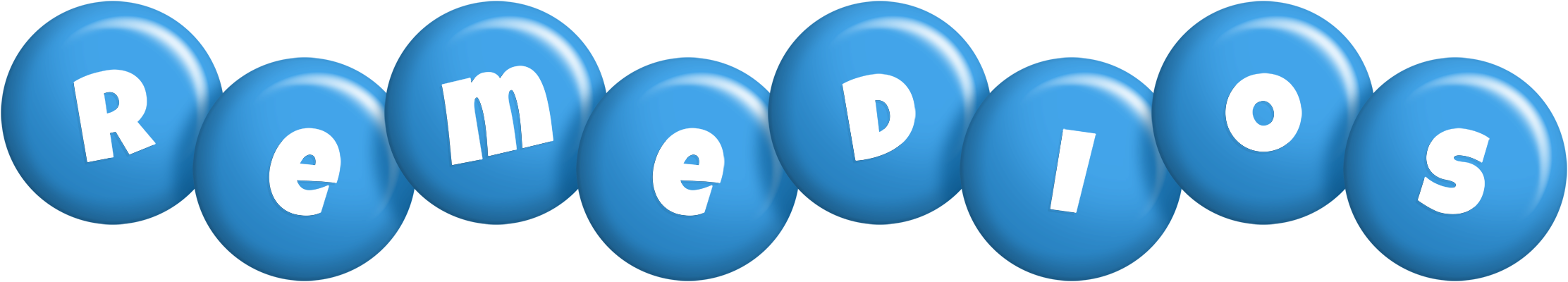 Remedios candy-blue logo