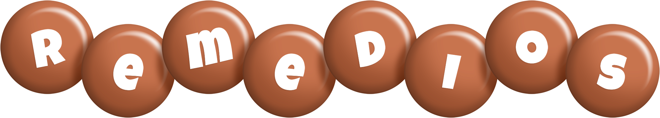 Remedios candy-brown logo