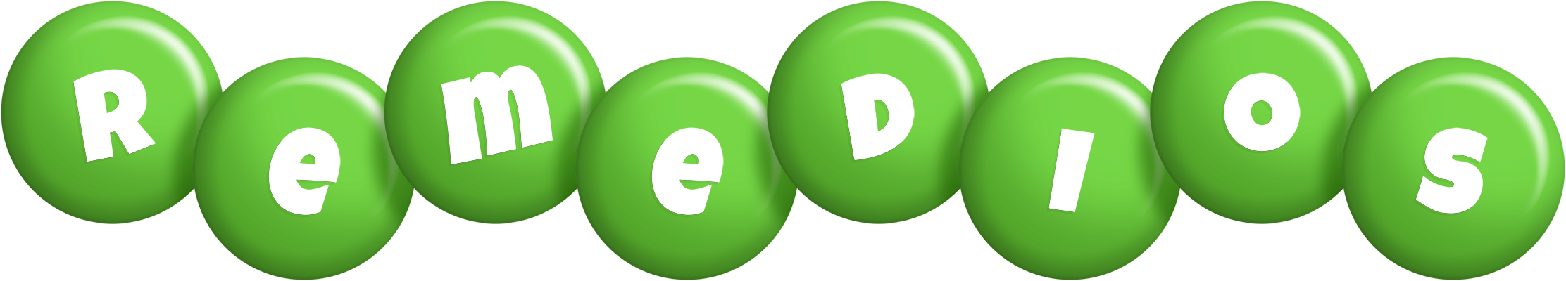 Remedios candy-green logo