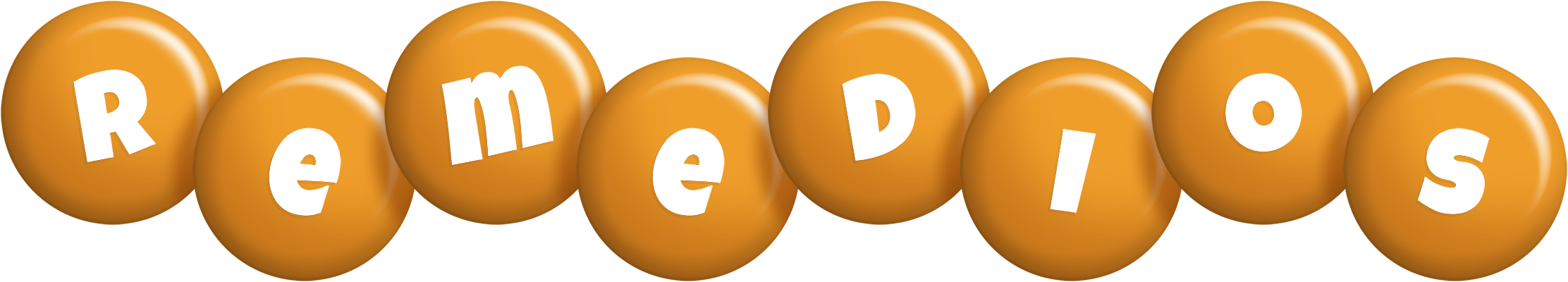 Remedios candy-orange logo