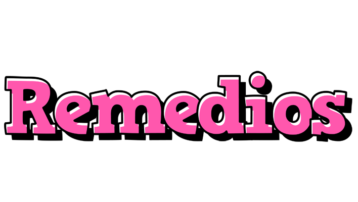 Remedios girlish logo