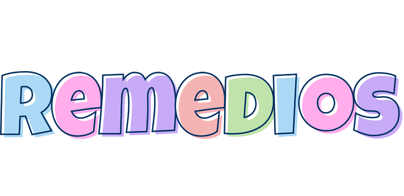 Remedios pastel logo