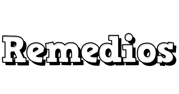 Remedios snowing logo
