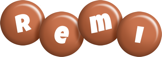 Remi candy-brown logo