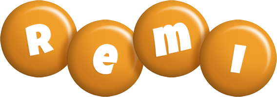 Remi candy-orange logo