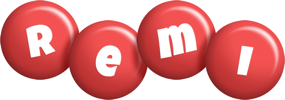 Remi candy-red logo