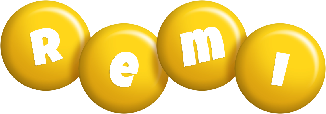 Remi candy-yellow logo