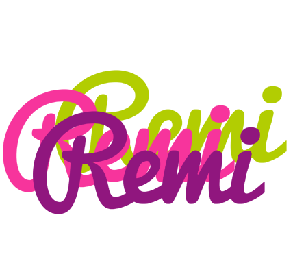 Remi flowers logo