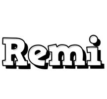 Remi snowing logo