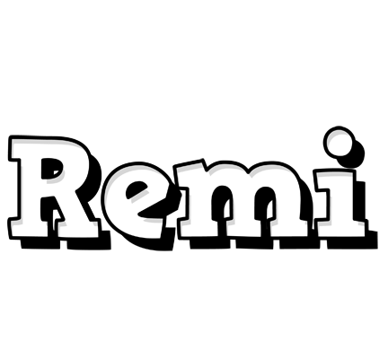 Remi snowing logo