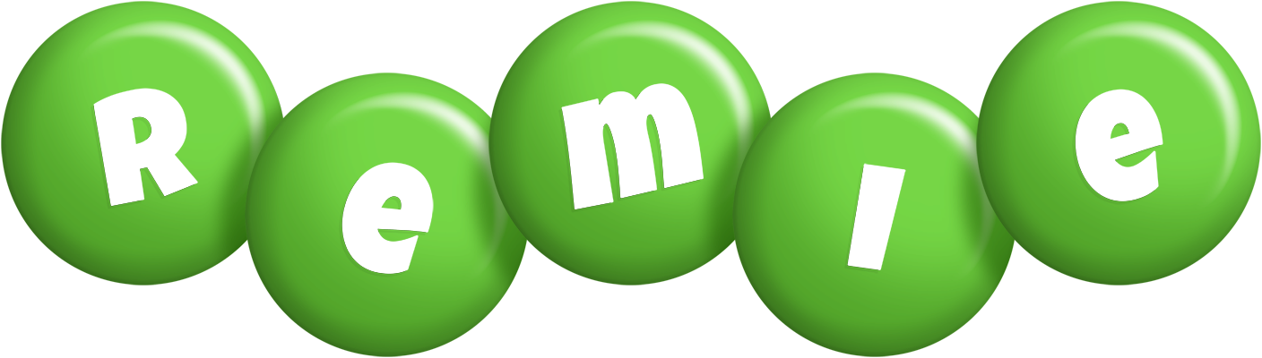 Remie candy-green logo