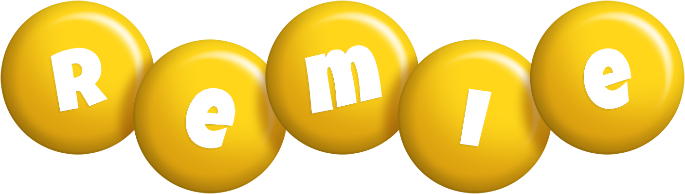 Remie candy-yellow logo