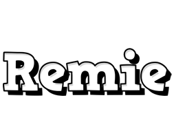 Remie snowing logo