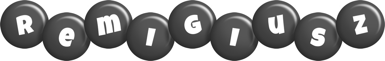 Remigiusz candy-black logo