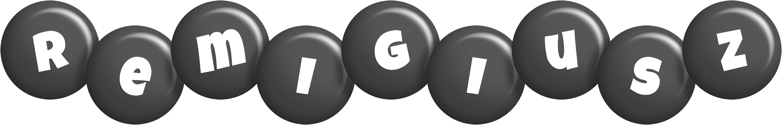 Remigiusz candy-black logo