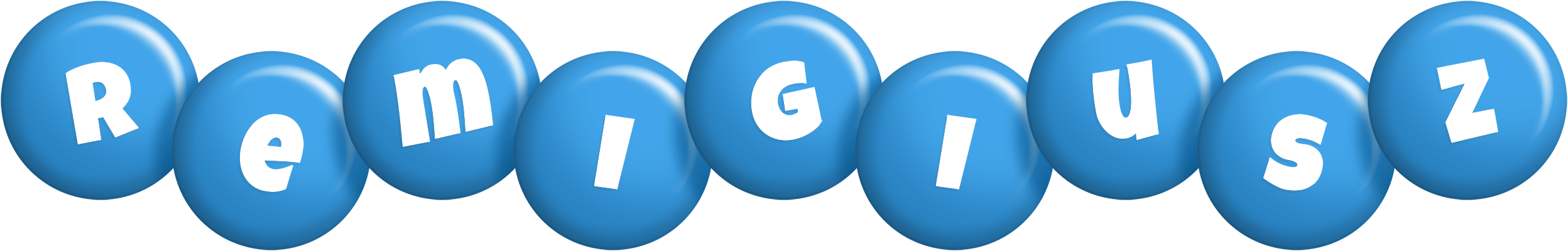 Remigiusz candy-blue logo